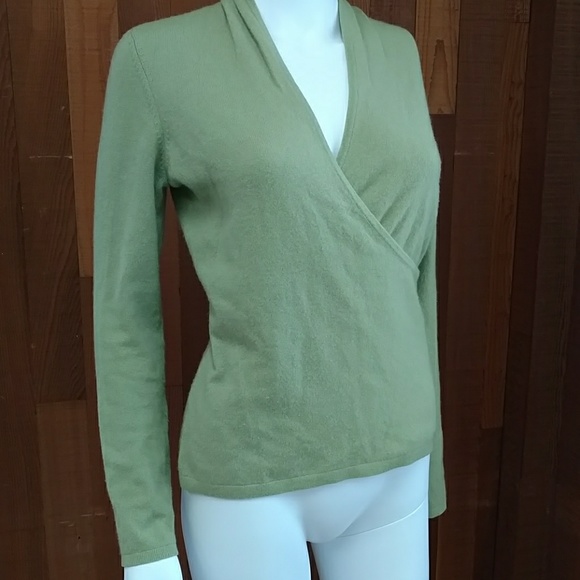 Ann Taylor Cashmere Wrap Sweater 